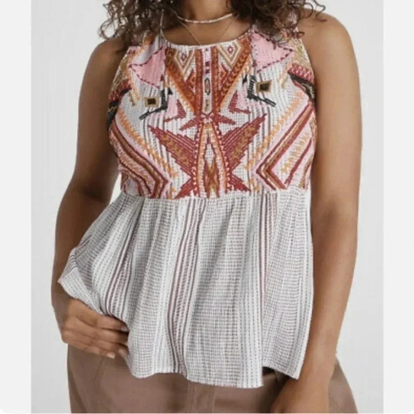 ANTHROPOLOGIE DOLAN EMBROIDERED TANK - Picture 4 of 11